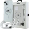Image de Karl - Lagerfeld - Crossbody IML Karl Head MagSafe hoesje voor iPhone - 15 / 14 / 13 - transparant