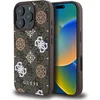 Image de Guess Peony geschikt voor iPhone 16 Pro hoesje - geschikt voor Magsafe - Bruin