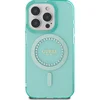 Image de Guess IML Rhinestones Back Cover hoesje met MagSafe voor Apple iPhone 16 Pro Max - Groen