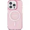 Image de Guess IML Rhinestones Back Cover hoesje met MagSafe voor Apple iPhone 16 Pro - Roze