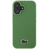 Image de Lacoste, Hoesje geschikt voor iPhone 16 Plus - Iconic Petit Piqué MagSafe, Groen