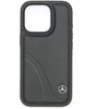 Image de Mercedes-Benz iPhone 16 Pro Backcover hoesje Curved stiches   Zwart
