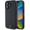 Image de Mercedes-Benz Geschikt voor Apple iPhone 16 - Geschikt voor Mag - Textured Backcover hoesje - Zwart