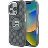 Image de Karl Lagerfeld iPhone 16 Pro Backcover hoesje Magsafe IML metal monogram kc - Zwart