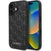 Image de Karl Lagerfeld Hot Stamp Serie - iPhone 16 Hoesje - MagSafe Ondersteuning - Zwart