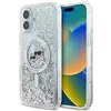 Image de Karl Lagerfeld Liquid Glitter - iPhone 16 Hoesje - Transparant - MagSafe - Hardcase