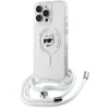 Image de Karl Lagerfeld Choupette Serie - Transparante iPhone 16 Pro Hoes - MagSafe - Design