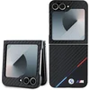 Image de BMW, Geschikt voor Samsung Galaxy hoesje Geschikt voor Samsung Galaxy Z Flip 6 model Tricolor Stripe met Koolstofpatroon, Carbon