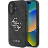 Image de Guess Metal Logo geschikt voor iPhone 16 hoesje - Grijs