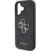 Image de Guess Metal Logo geschikt voor iPhone 16 Plus hoesje - Grijs