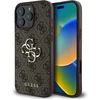 Image de Guess Metal Logo geschikt voor iPhone 16 Pro hoesje - Bruin