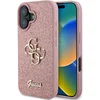 Image de Guess 4G Logo Glitter Back Case - geschikt voor Apple iPhone 16 - Roze