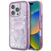 Image de Hello Kitty Serie - Hoesje voor Mobiele Telefoon - iPhone 16 Pro Max - Liquid Glitter - Fiolet