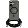 Image de Guess Crossbody Serie - iPhone 16 Etui - MagSafe - Crossoverband - Zwart
