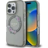 Image de Guess GUHMP16LHFWFCK iPhone 16 Pro 6,3" zwart/zwart hardcase IML Flowers Wreath MagSafe