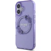 Image de Guess GUHMP16SHFWFCU iPhone 16 6.1" paars/paars hardcase IML Flowers Wreath MagSafe