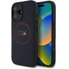 Image de Red Bull Racing Meshed PU Leather Backcover geschikt voor MagSafe geschikt voor iPhone 16 - Navy
