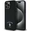 Image de U.S. Polo Assn. - iPhone 15 Pro Max Hoesje - Zwart - Elegant DH Logo - TPU Materiaal