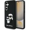 Image de Karl Lagerfeld Backcase hoesje geschikt voor Samsung Galaxy S24 FE - Effen Zwart - TPU (Zacht)