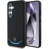 Image de Mercedes Hoesje Leder Contrasterend Blauw Horizontale Curve Voor Samsung Galaxy