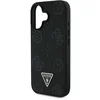 Image de Guess Grained Serie - iPhone 16 MagSafe Hoes - Zwart - Ecologisch Leer - TPU - PC