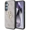 Image de Guess Metal Logo geschikt voor Samsung Galaxy S25 hoesje - Roze