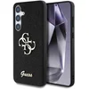 Image de Guess 4G Metal Logo Glitter Backcover geschikt voor Samsung Galaxy S25 Plus - Zwart