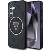 Image de Guess IML 4G Glitter en Triangle Logo geschikt voor Samsung Galaxy S25 - Geschikt voor MagSafe - Grijs