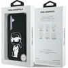 Image de Karl Lagerfeld Backcase hoesje geschikt voor Samsung Galaxy S25 - Effen Zwart - Silicone