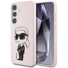 Image de Etui Karl Lagerfeld Silicone Graffiti Ikonik Printed Logo Magsafe Do Samsung Galaxy S25 Ró owy