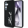 Image de Karl Lagerfeld Backcase hoesje geschikt voor Samsung Galaxy S25 - Effen Zwart - Silicone