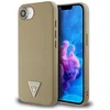 Image de Guess Grained Triangle Serie - MagSafe Hoesje - iPhone 16e - Bruin - Elegant Ontwerp