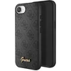 Image de GUESS, MagSafe-hoesje Geschikt voor Apple iPhone 16e Motief 4G Monogram Logo in reliëf, Zwart
