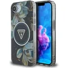 Image de Guess Case Tpu Cover Voor Iphone 16E Voor Magsafe Iml Metal Glitter Bloemen