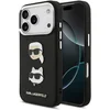 Image de Karl Lagerfeld Back Cover Case - Geschikt voor iPhone 17 Pro - Zwart - Schokabsorberend - Verhoogde camerabescherming