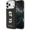 Image de Karl Lagerfeld Back Cover Case - iPhone 17 Pro Max - Zwart - Schokabsorberend + Verhoogde Randen