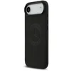 Image de Mercedes-Benz Back Cover - iPhone 17 Air - Zwart - Genuine Leather - Vintage Logo - Magsafe