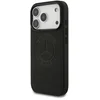 Image de Mercedes-Benz Back Cover - iPhone 17 Pro Hoesje - Zwart - Genuine Leather - Magsafe