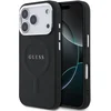 Image de Guess PU Saffiano Backcover - Geschikt voor iPhone 17 Pro - MagSafe Compatibel - Zwart