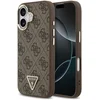 Image de Guess 4G Triangle geschikt voor iPhone 17 hoesje   MagSafe compatibel   Bruin