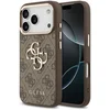 Image de Guess Back Cover - iPhone 17 Pro - Bruin - Big Metal Logo - Gold Edge