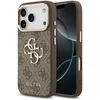 Image de Guess Back Cover - iPhone 17 Pro Max - Bruin - Big Metal Logo - Gold Edge