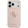 Image de Guess Back Cover - iPhone 17 Pro Max - Roze - Saffiano-textuur - Goudkleurig Logo