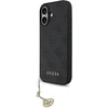Image de Guess 4G Charm Backcover met Hanger - Geschikt voor iPhone 17 - MagSafe Compatibel - Grijs