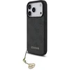 Image de Guess 4G Charm Backcover met Hanger - Geschikt voor iPhone 17 Pro - MagSafe Compatibel - Grijs