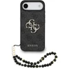 Image de Guess 4G Metal Logo geschikt voor iPhone Air hoesje - Met Polskoord - Zwart