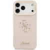 Image de Guess 4G Logo met Camerastand functie geschikt voor iPhone 17 Pro Max hoesje - Roze