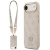 Image de Guess Case 4G Strass Logo Grote Band Metalen Knoppen Magsafe Voor Iphone Air