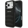 Image de Mercedes-Benz Backcase hoesje geschikt voor iPhone 17 Pro - Effen Zwart - Leer