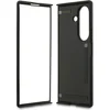 Image de Karl Lagerfeld Back cover - Galaxy Z Fold 7 - Saffiano Leather - Karl & Choupette Pin - Zwart